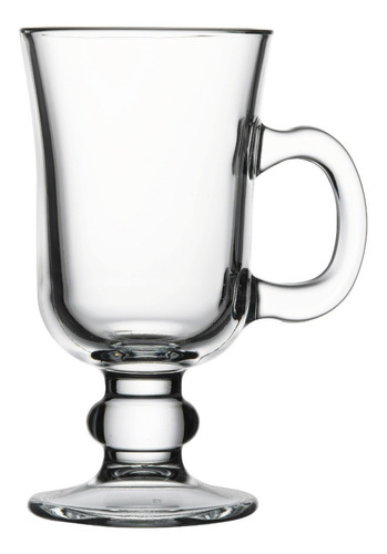 Imagen 2 de 4 de Juego De 6 Tazas De Vidrio Para Capuchino Café 225ml