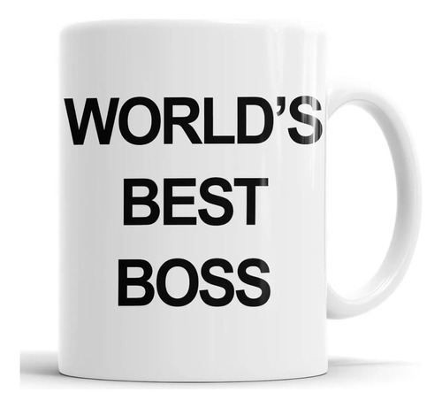 Taza The Office - World's Best Boss - Cerámica Importada