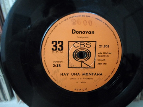 Donovan - Hay Una Montaña - Museo - Simple Argentino (d)