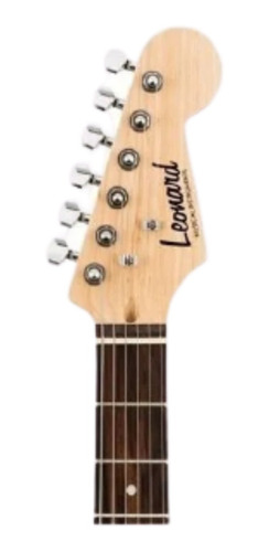 Imagen 3 de 10 de Guitarra Electrica Stratocaster Single Blanca Leonard Cuotas