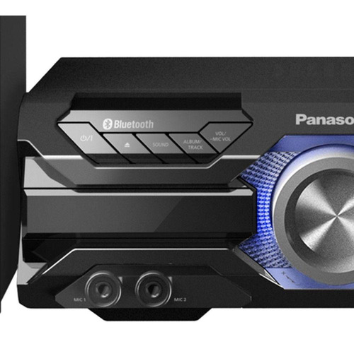 Imagem 3 de 5 de Mini System Panasonic Sc-akx520lbk 580w Bluetooth Usb