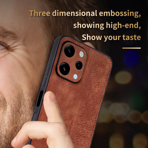 B Funda Trasera Retro Para Ropa De Piel Xiaomi Redmi 12