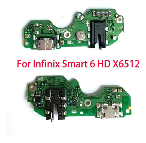  Flex De Carga Micrófono Infinix Smart 6 / Smart 6 Hd X6512