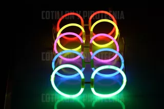 Anteojos Lennon X 5 - Luminosos Neon Lentes Gafas Redondos