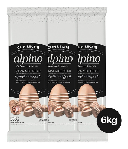 Chocolate Alpino Con Leche Pascua Huevos Caja 6kg - Cc