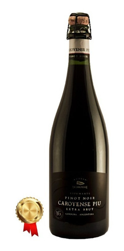 Espumante Piu Pinot Noir - La Caroyense - Caja De 6 Unidades