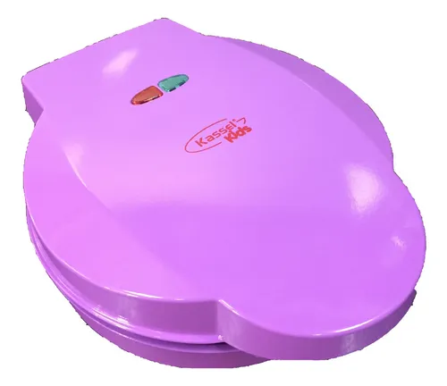 Waflera eléctrica Kassel Waffles KS-WPINK color rosa