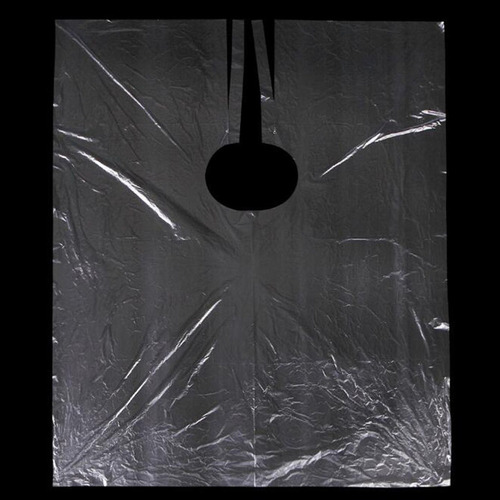 250pcs Capas De Corte De Pelo Desechables Transparentes .