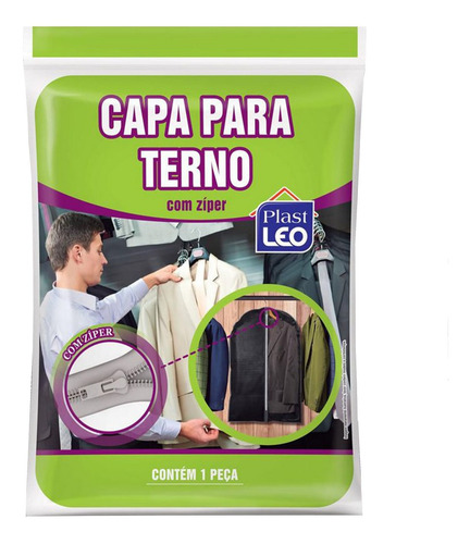 Capa Protetora De Terno C/ Zíper 88x58 Alta Qualidade