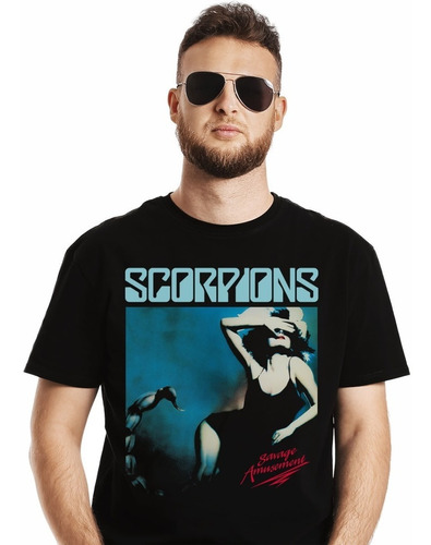 Polera Scorpions Savage Amusement Rock Impresión Directa