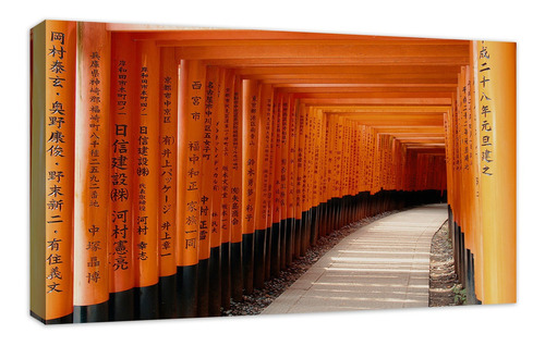 Cuadro Canvas Decorativos Arcos Torii Kyoto Japón