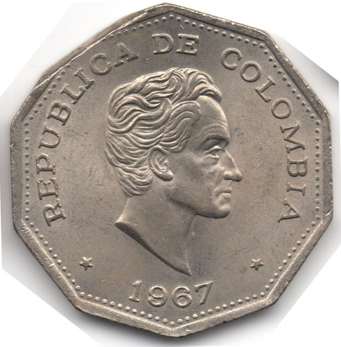 Error Final De Riel 1 Peso 1967