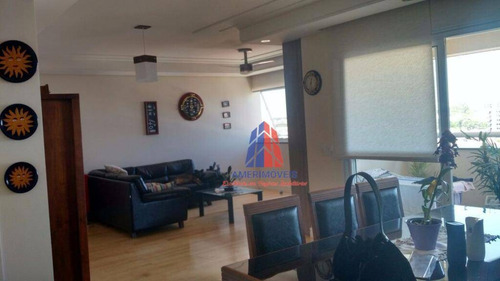 Imagem 5 de 30 de Apartamento Com 3 Dormitórios À Venda, 170 M² Por R$ 1.300.000 - Edifício Villa D'acqua Minerale - Vila Santa Catarina - Americana/sp - Ap0001