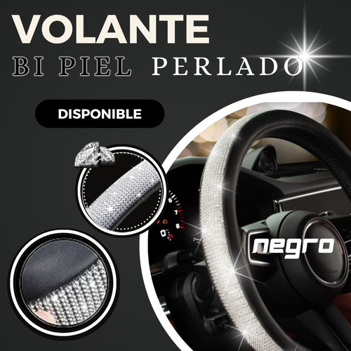 Forro Para Volante Bi Piel Con Perlas Original