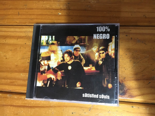 100% Negro Satisfield Souls Cd Promo 2002 Rock Argentino