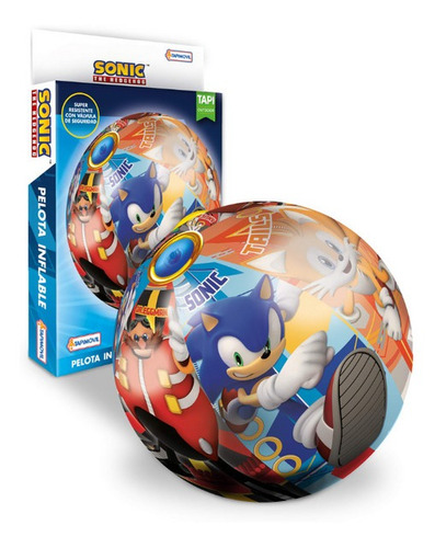 Pelota Inflable - 45 Cm - Sonic - Licencia Oficial