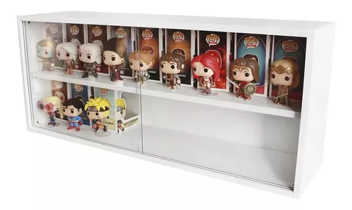 Expositor Funko Pop Mdf 3 Vãos (para Caixas E Pops) Branco