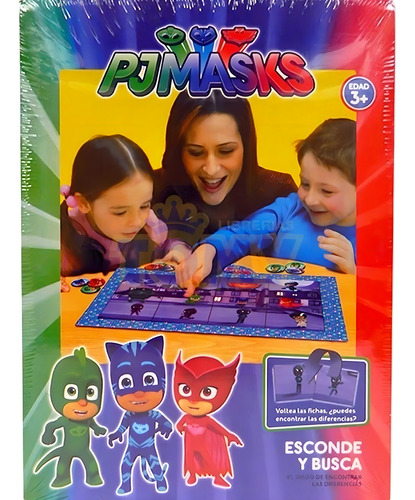 Juego De Mesa Pj Masks Esconde Y Busca Toyco