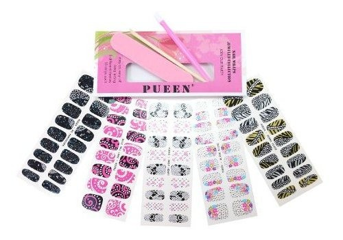 Pueen 3d Jeweled Nail Wraps Collection Unase A Nuestra Part