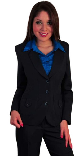 Traje Saco Y Pantalón Azul Marino 4605 Dama Uniformes