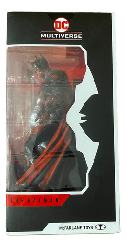 Figura Batman Multiverse Mcfarlane Toys 12 Inch Rojo Negro (Usado)