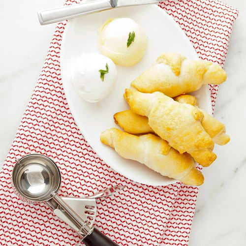 Cuchara Cucharas Para Helados Acero Inoxidable Profesional Negro
