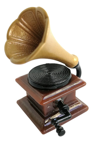 Tocadiscos Con Forma De Maniquí Musical En Miniatura