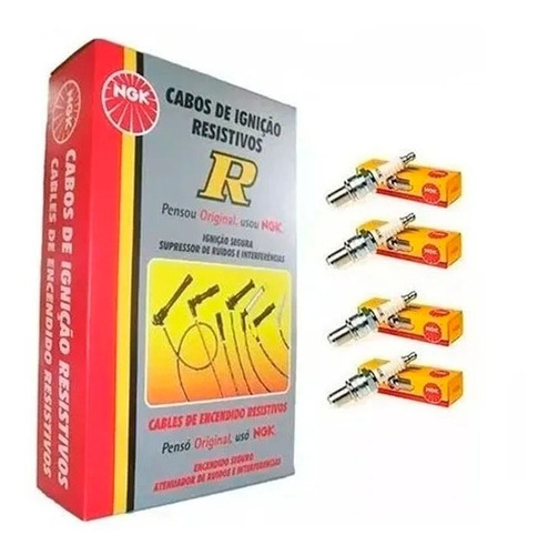 Kit Cables Y Bujias Ngk Chevrolet Classic 1.4 8v