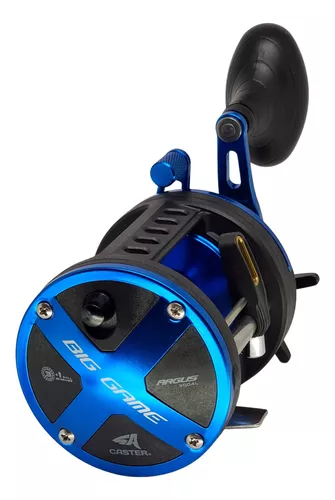 Reel Rotativo Caster Argus 3004 L Trolling 4 Rulem Izquierdo