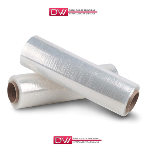 Imagen 2 de 10 de Film Stretch 50cm Virgen Cristal Bob X4,5kg Aprox Dw!
