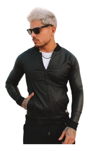 Campera Bomber Engomada De Hombre