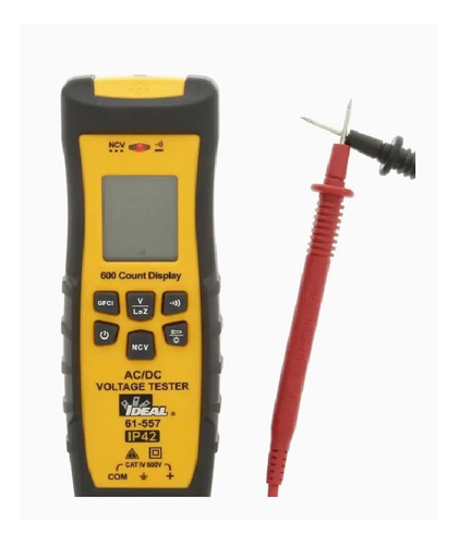 Medidor De Voltaje Tester Ideal De 600 Voltios