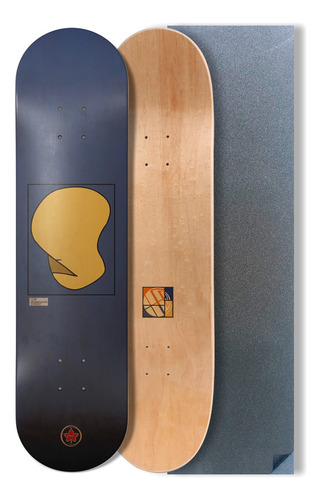 Tabla Skate Pro Maple Canadiense Cdp 55 Numbers + Lija 