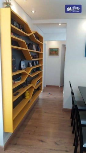 Imagem 7 de 18 de Apartamento Com 3 Dormitórios À Venda, 78 M² Por R$ 480.000,00 - Centro - Guarulhos/sp - Ap1466