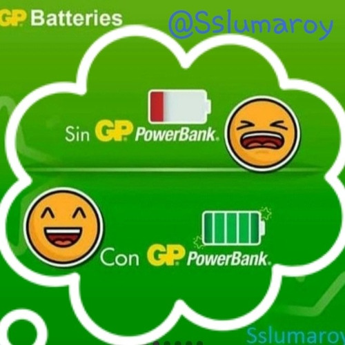 3 Pares De Pilas Recargable Aa Gp 1000 Mah Doble