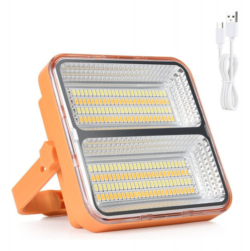 Luz Trabajo Recargable Al Aire Libre Solar Portatil Led 100w