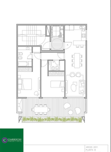 Imagen 18 de 20 de Arcos Y Echeverría - Departamento 1 Amb. C/ Balcón Y Amenities - Belgrano