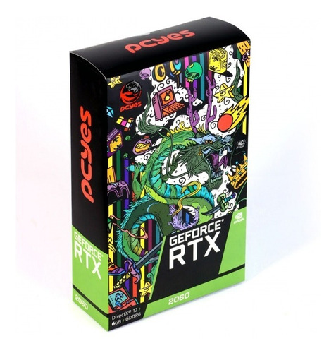 Imagem 8 de 9 de Placa De Video Gef Rtx 2060 Gddr6 6gb 192 Dual Fan-full Size