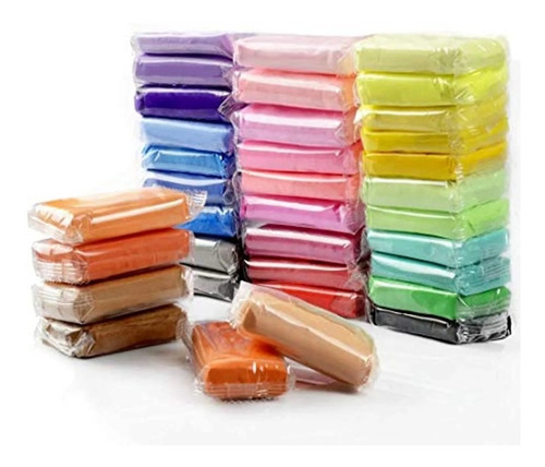Imagen 2 de 10 de Kit De Arcilla Polimerica De 36 Colores