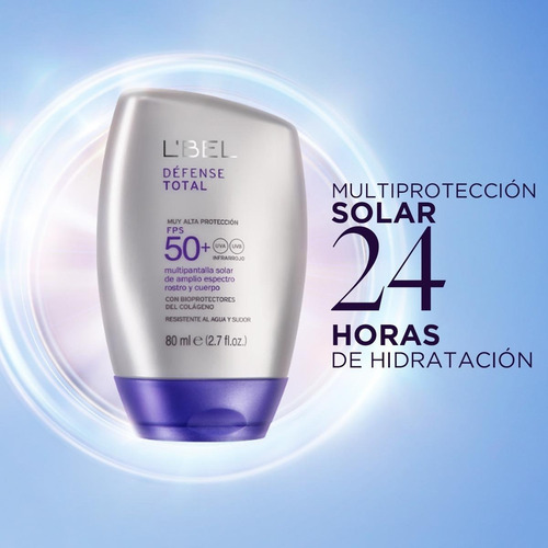 Défense Total Lbel Protector Solar Rostro Cuerpo Fps50 Colag