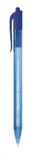 12 Plumas Boligrafo Paper Mate Kilometrico Inkjoy Tinta Azul