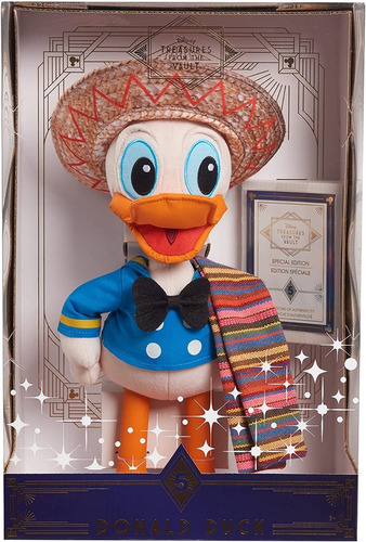 Peluche Donald Disney Treasures From The Vault Edición Color Azul