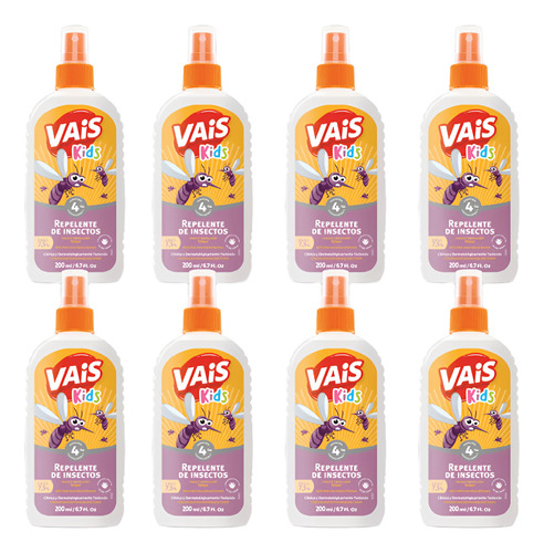 Repelente De Insectos Niños Kids Vais Spray Peet 7,5% Algabo