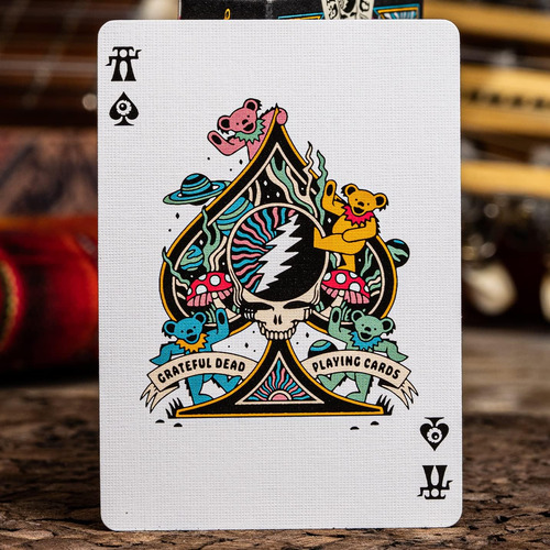 Teoría11 Baraja Prémium De Cartas Grateful Dead Con Ilustrac