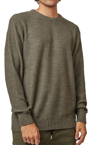Sweater Hombre Cuello Redondo Algodon Suave Buzo Abrigo