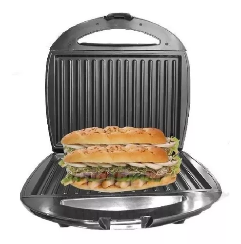 Sandwichera Tostadora Grill Panini Waflera 3 En 1 Winco W340