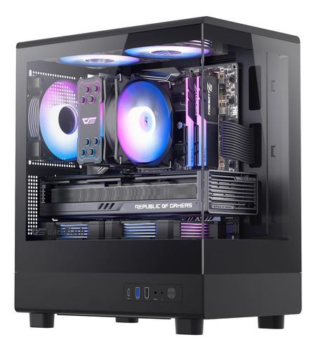 Case De Pc Darkflash Micro Atx, Caja Previa A La Computadora