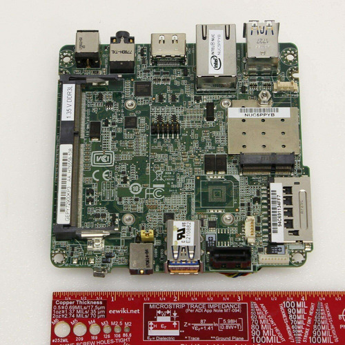 Nuc N3700 Quad Core Pentium Ultra Compact Computer Board