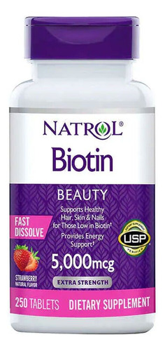 Natrol Biotin 5000mcg 250 Tablest