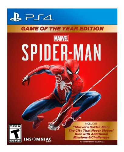 Marvel's Spider-Man  Game of the Year Edition Sony PS4 Digital